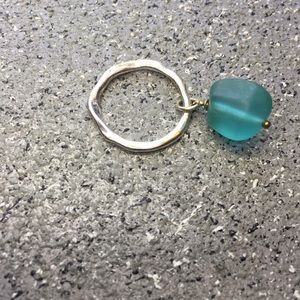 .925 Jewelry - Fairy Frost Stone Silver Swing Ring .925 Jewelry - Fairy Frost Stone Silver Swing Ring